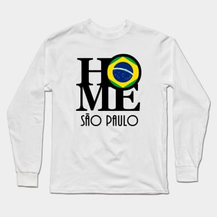 HOME São Paulo Brazil Long Sleeve T-Shirt